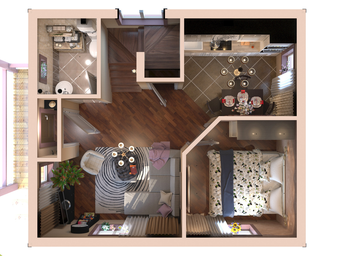 Правильная планировка дома каркасного дома