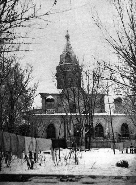 Спасский собор бывшего Андроникова монастыря. Фото 1920-х годов