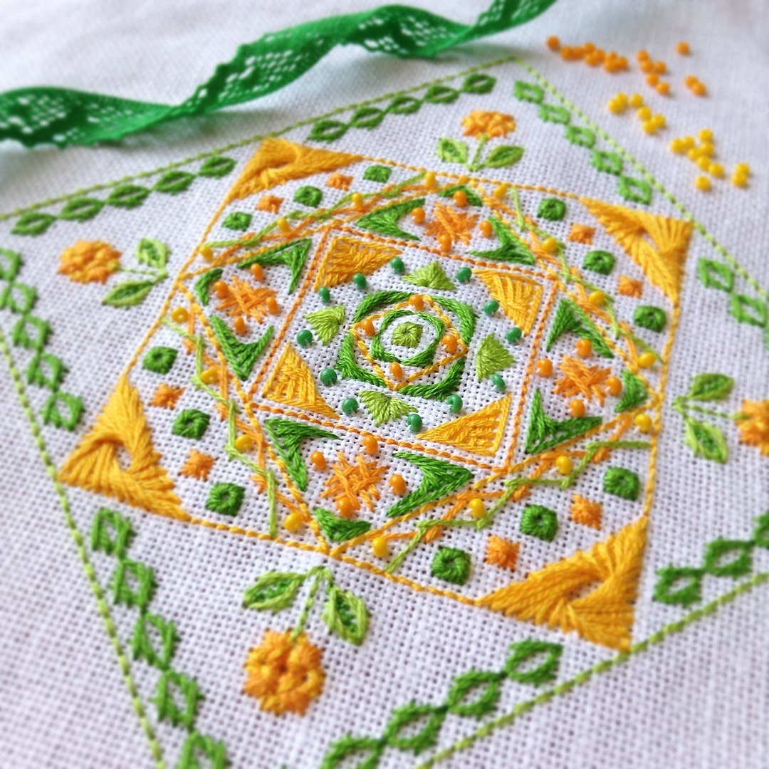 Моя вышивка в технике "шовчиков"