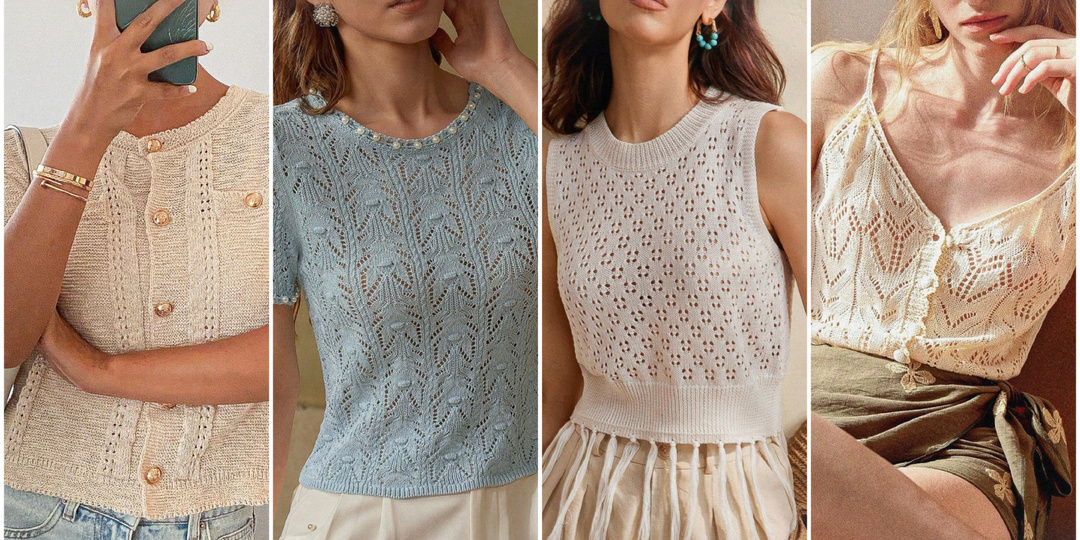 Лето всё ближе — а мы с вами снова говорим про ажур. Новинки Shein +схемы