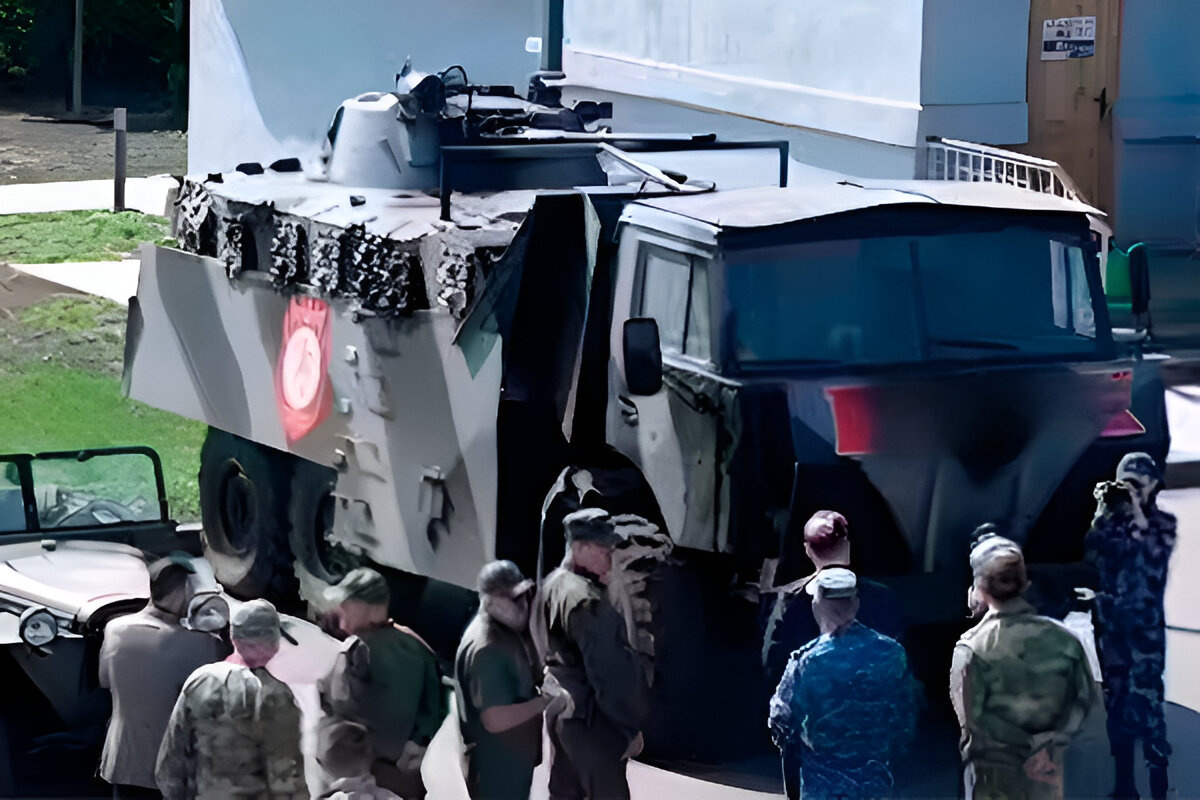   БМД-2 в кузове КамАЗ-4310