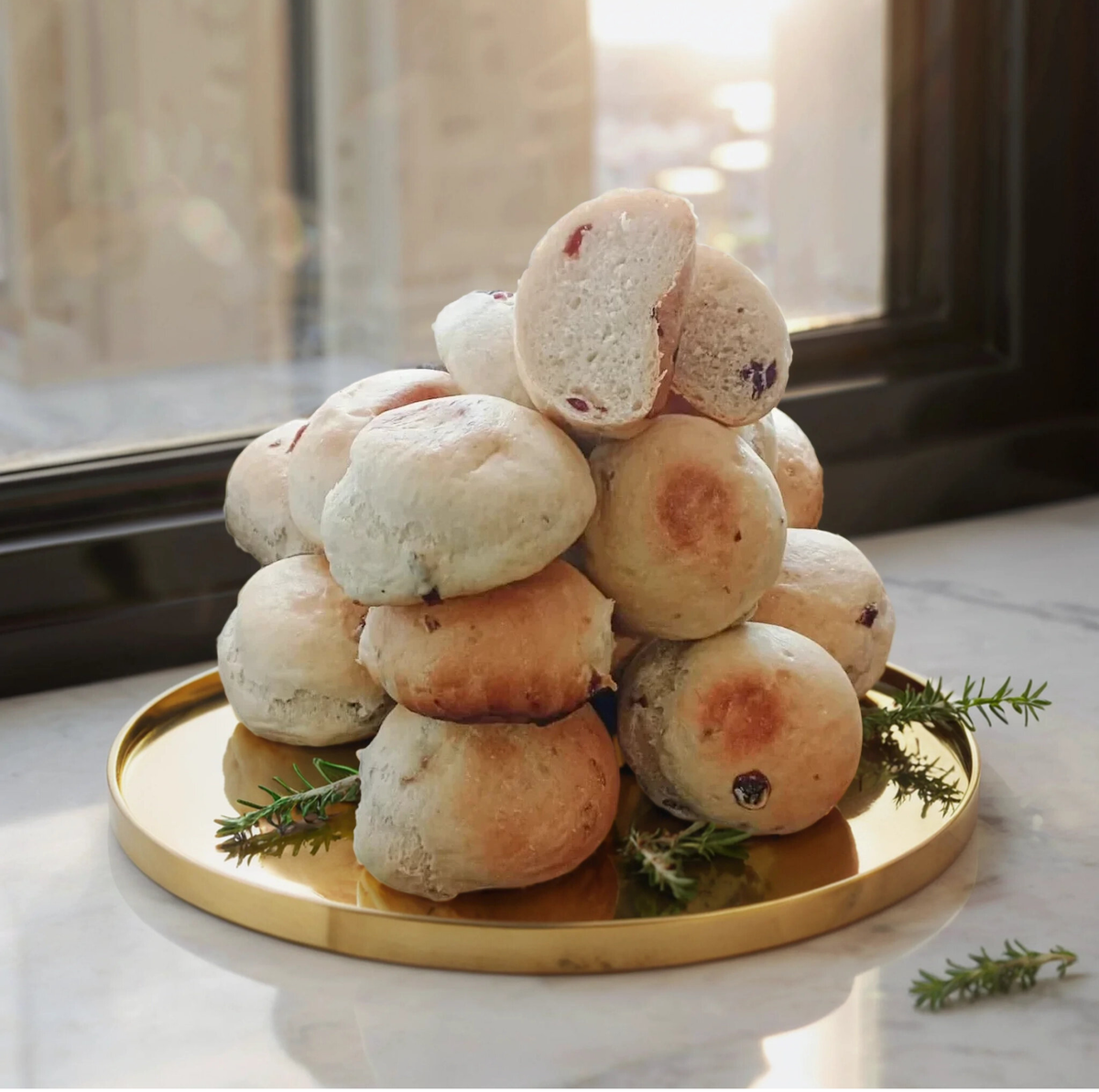 #Булочки #Булочки с ягодами #Выпечка 