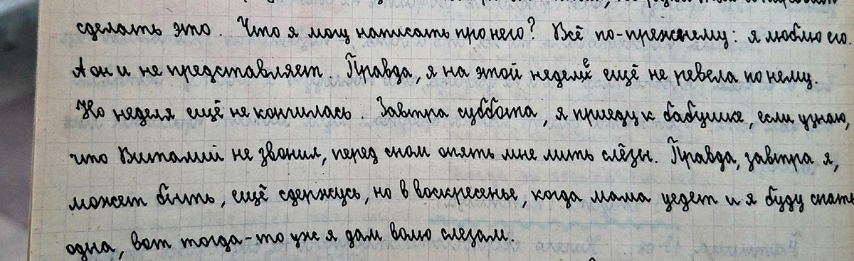 Из личного дневника автора. 