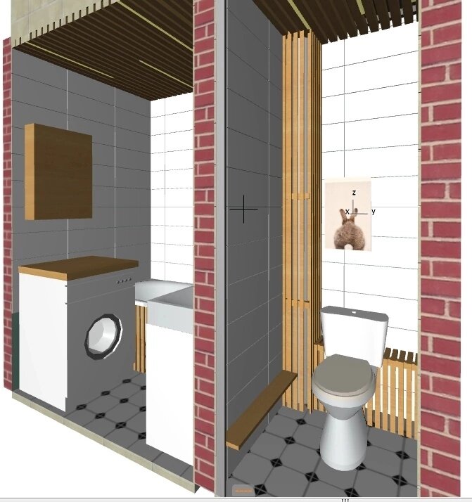 3д проект Санузла