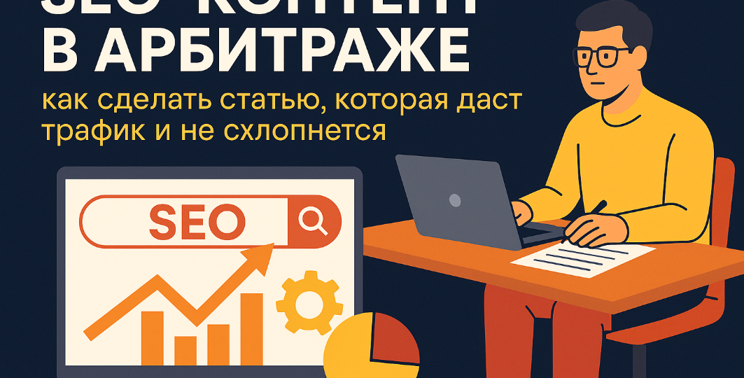 🧠 SEO-контент в арбитраже: как сделать статью, которая даст трафик и не схлопнется