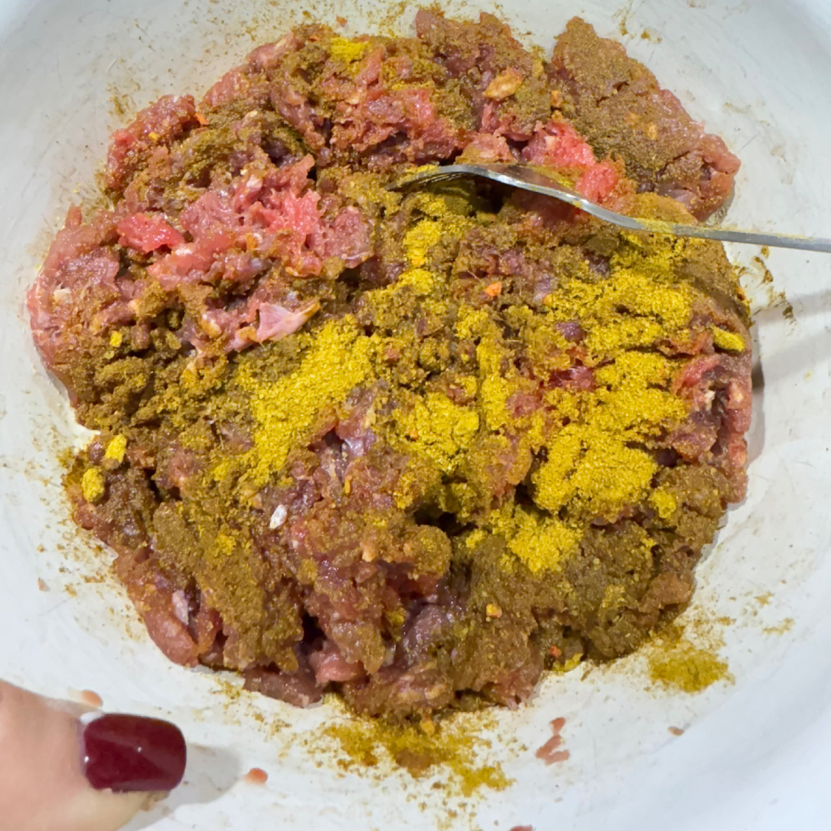 Фарш со специями