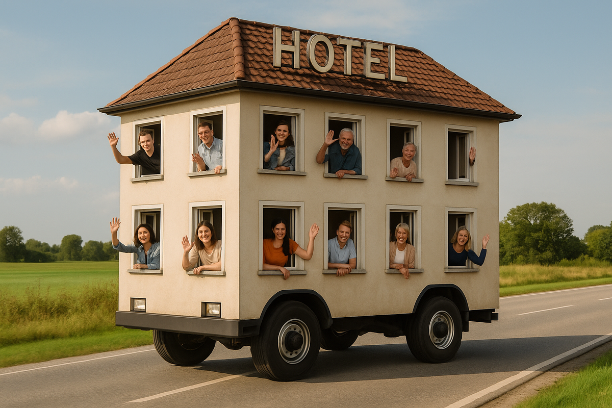 Мои фантазии на тему отеля на колесах)