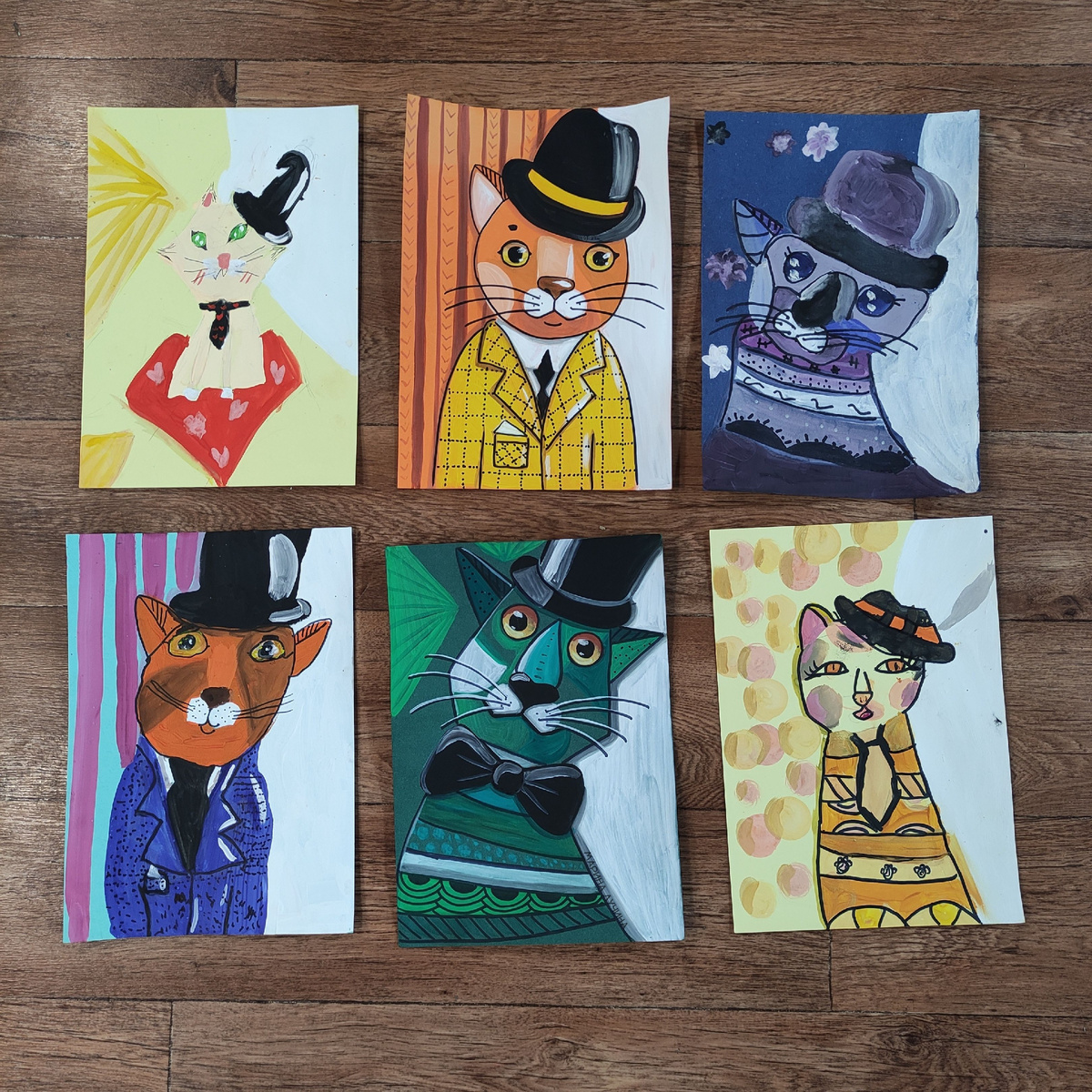 Рисунки детей с моих уроков "Цветные истории"