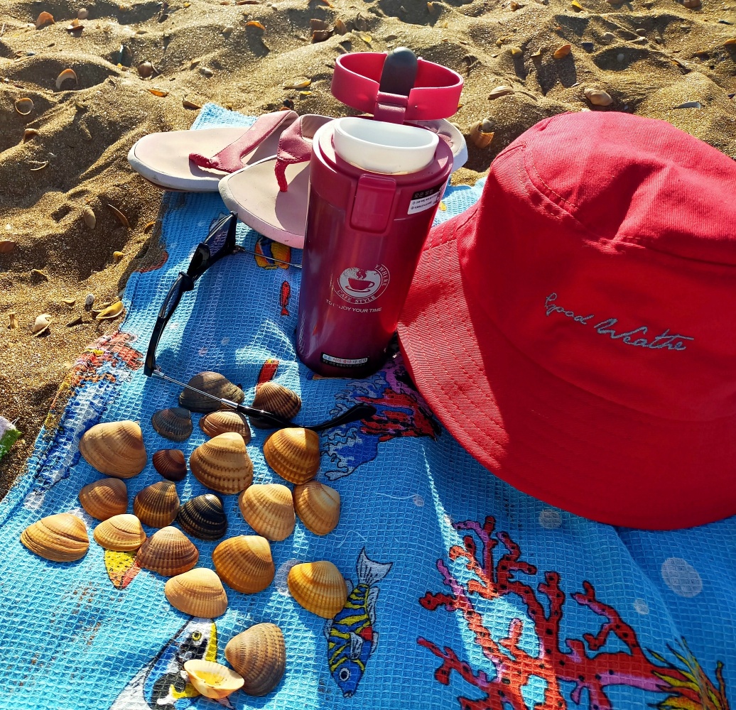 Окраина Дербента, пляж на Каспийском море