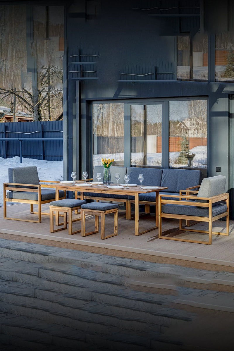 Обеденный комплект BROOKLYN с диваном