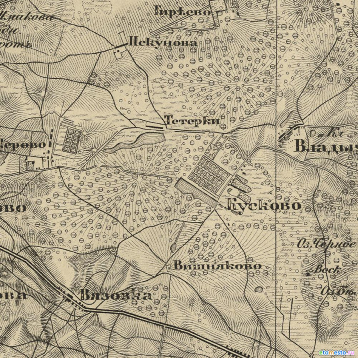 карта 1806 года