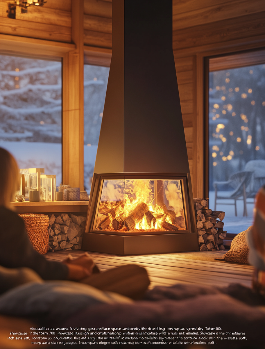    Камин Тотем 700: ваш уютный островок счастья и тепла для всей семьи Kamin