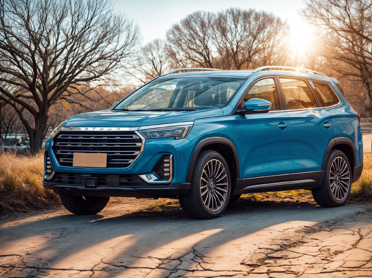 А вот и Jetour X90 Plus. Внешне вроде ниче