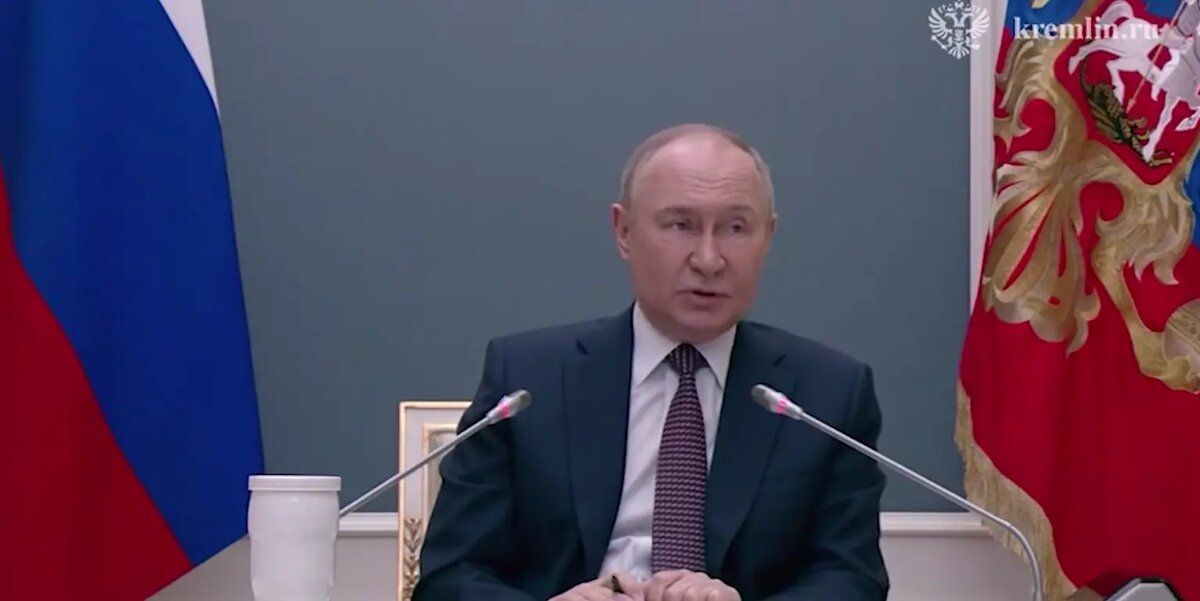    Президент Владимир Путин. Фото: скриншот видео Кремля