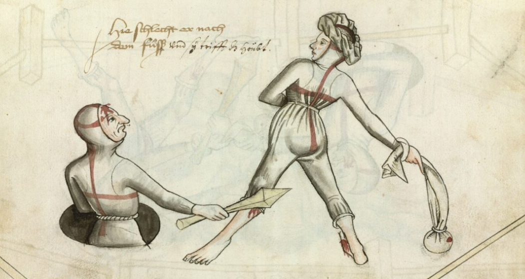 Муж и жена — одна сатана. Руководство по фехтованию, составленное в 1459 году Гансом Тальхоффером.