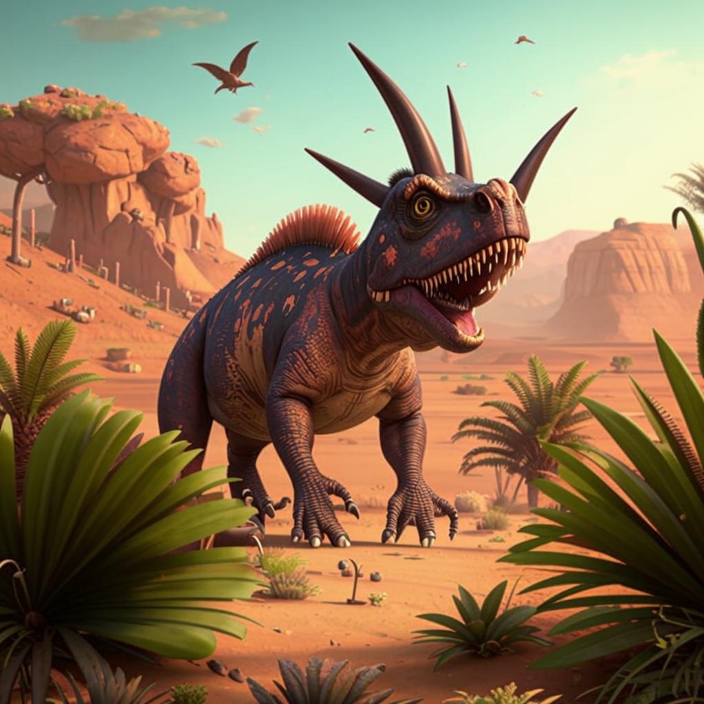 Marokceratops — сравнительно небольшой цераподовый динозавр, обитавший в Марокко около 165 миллионов лет назад.