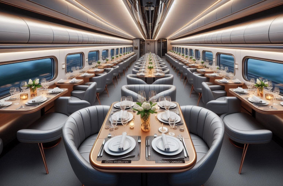 Вагоны-рестораны нового поколения: изысканная кухня на высокой скорости