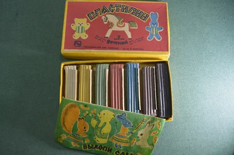 Пластилин 70-х. СССР. Фото из интернета