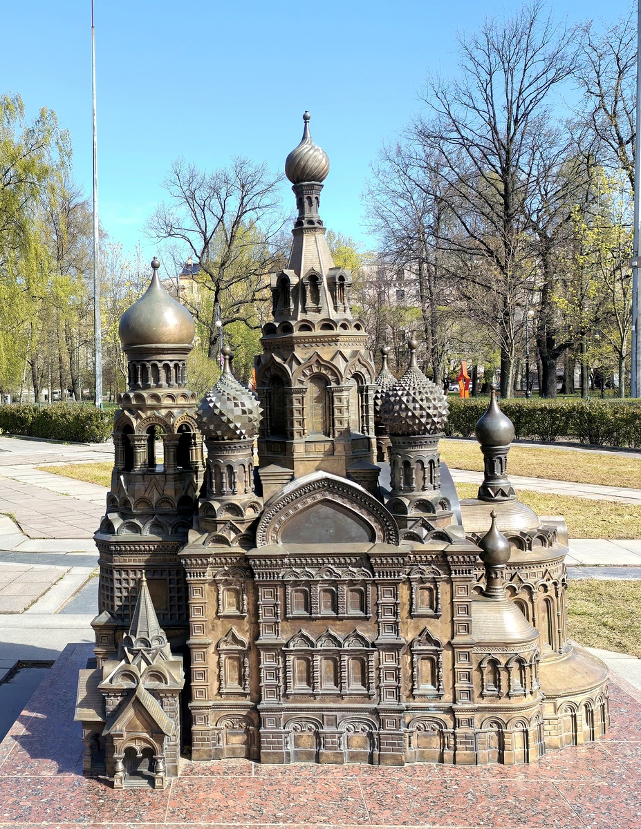 Миниатюра Храма "Спас на Крови". Фото автора.