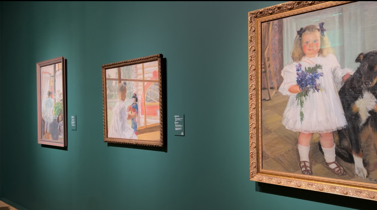 Все эти портреты дочери были написаны на даче в Кинешме