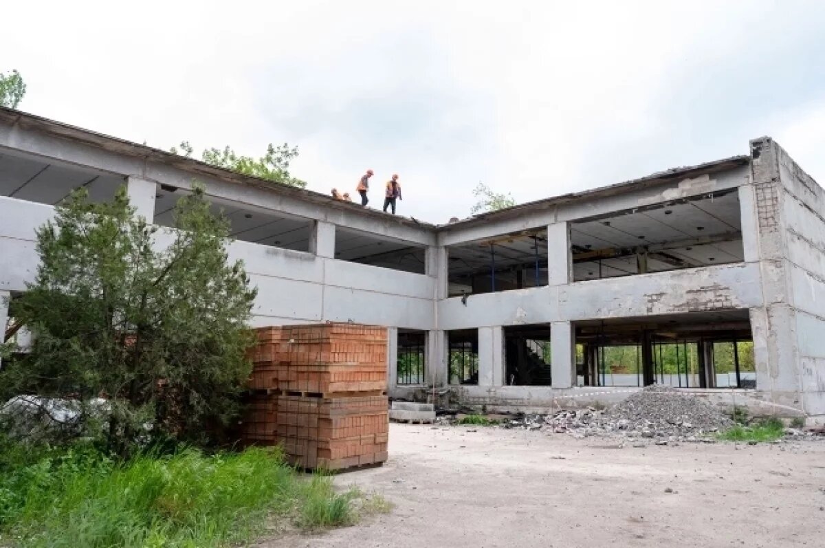    Тульская область продолжает восстановление соцобъектов в Мариуполе