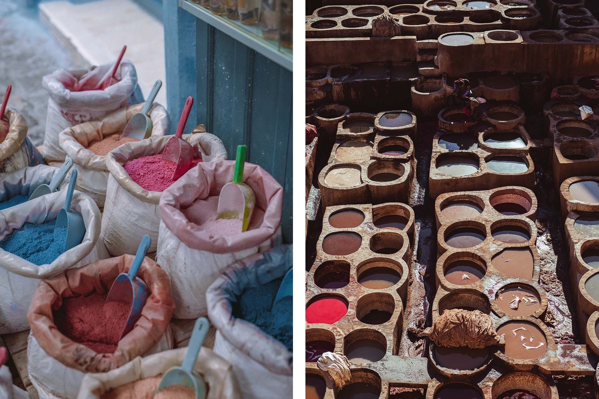    «Шефшаунен» (слева) и «Кожа», Марокко