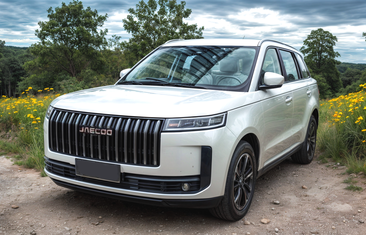 Jaecoo J5. Передком напоминает J7. Но все-таки отличия имеются