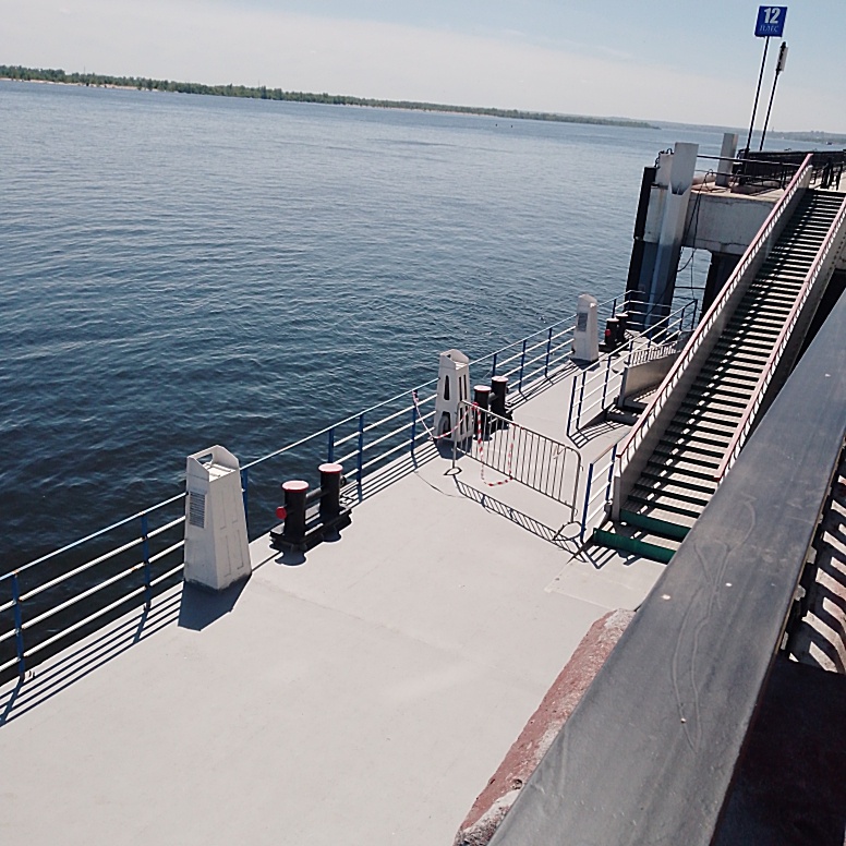 Нижняя часть причала