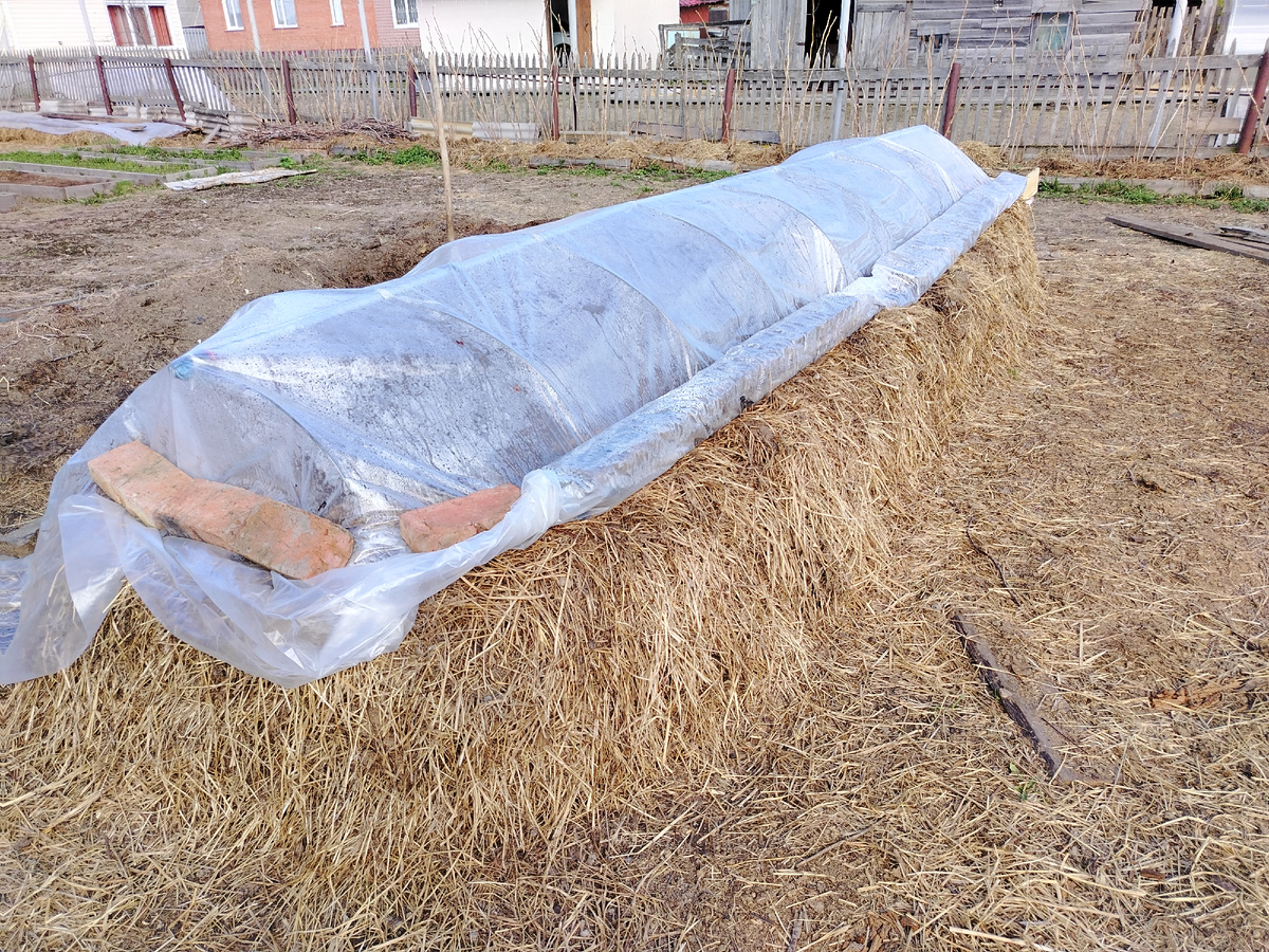 Грядка готова. 