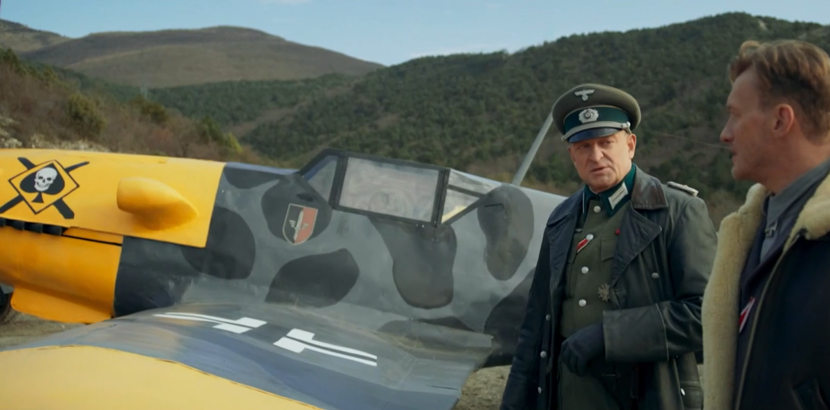 Детально воссозданная модель немецкого истребителя Messerschmitt Bf.109