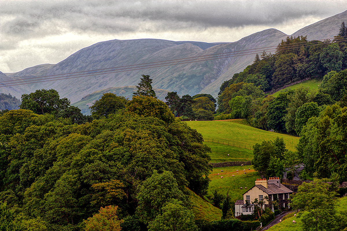 Горный пейзаж Англии . Фото из открытых источников 