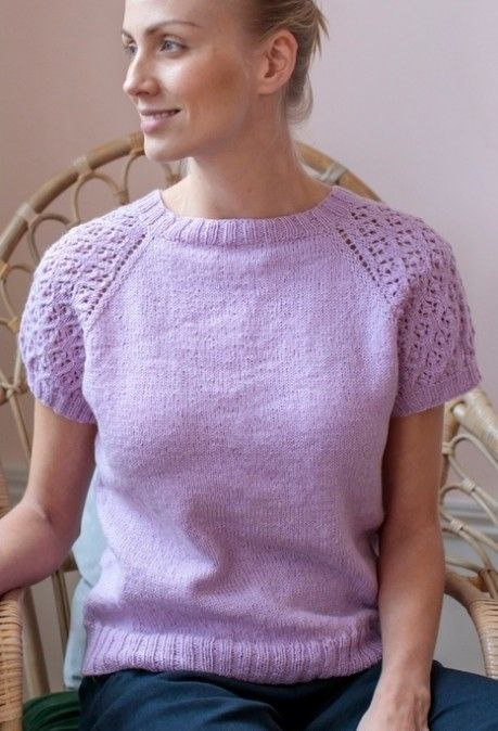 футболка спицами