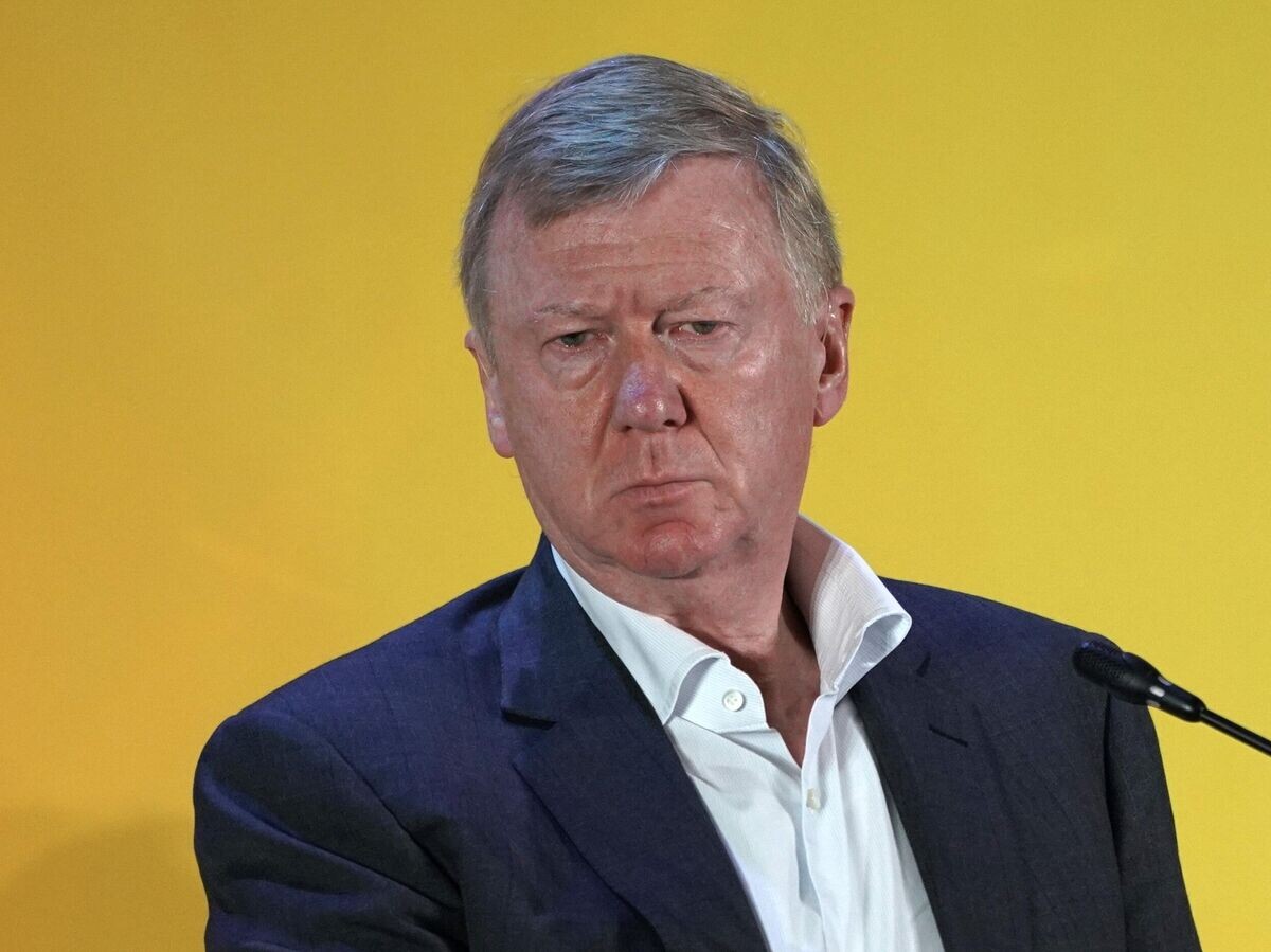    Специальный представитель президента РФ по связям с международными организациями для достижения целей устойчивого развития Анатолий Чубайс на панельной сессии Сбера "Готова ли Россия к глобальной ESG-трансформации?" в рамках VI Восточного экономического форума во Владивостоке© РИА Новости / Алексей Даничев