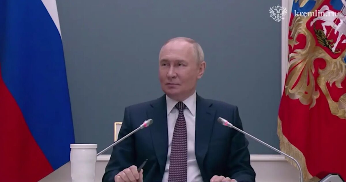    Президент Владимир Путин. Фото: скриншот видео Кремля