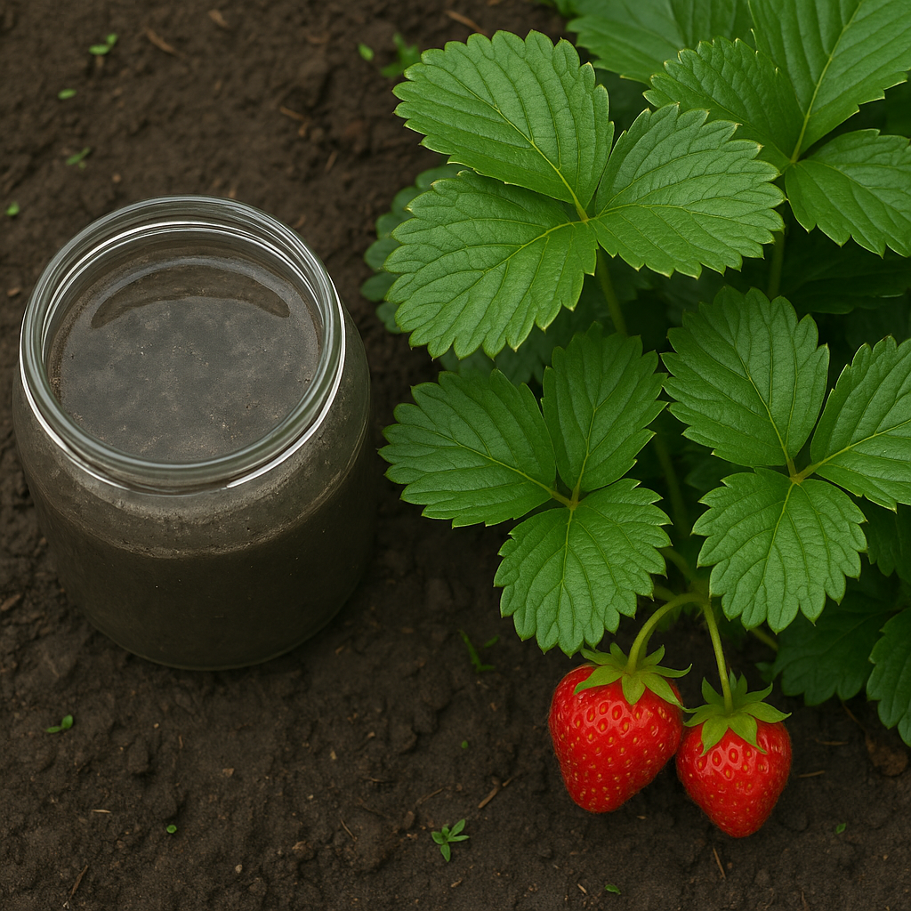 Подкормка клубники золой во время налива ягод