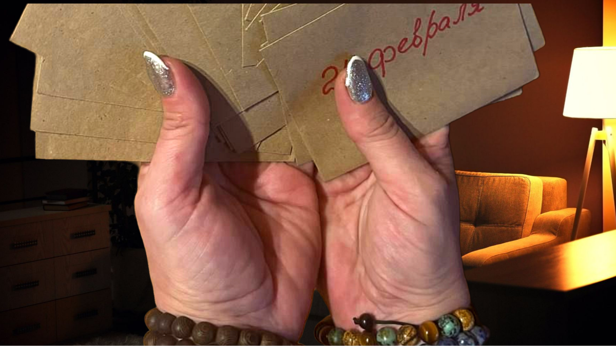 Фото: коробка с письмами, которые заменяют слова. Когда чувства — в руках.