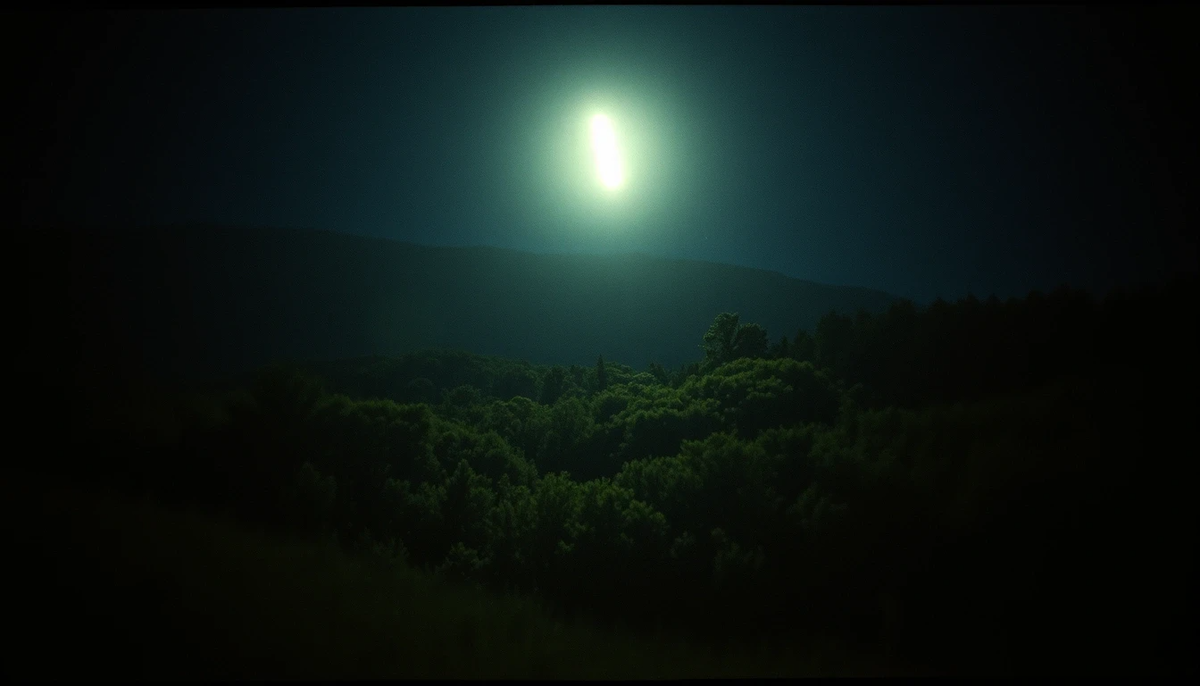 Ночью заметили яркую вспышку в небе.