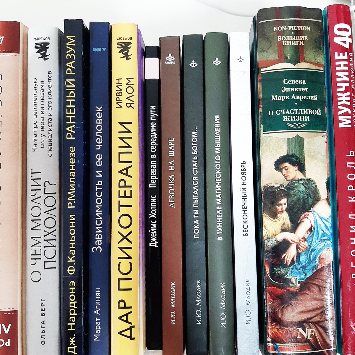 Что-то тут уже прочитано, что-то в планах. Фото автора