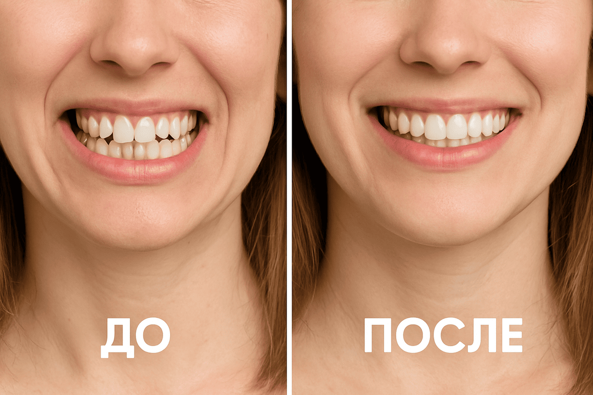 Установка брекетов