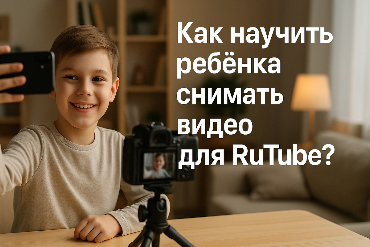 Как научить ребёнка снимать видео для RuTube? Полный гид для родителей и начинающих блогеров