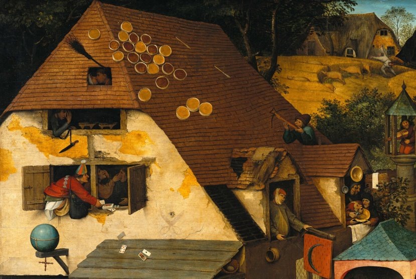 «крыть крышу  пирогами» подразумевает чьё-то богатство