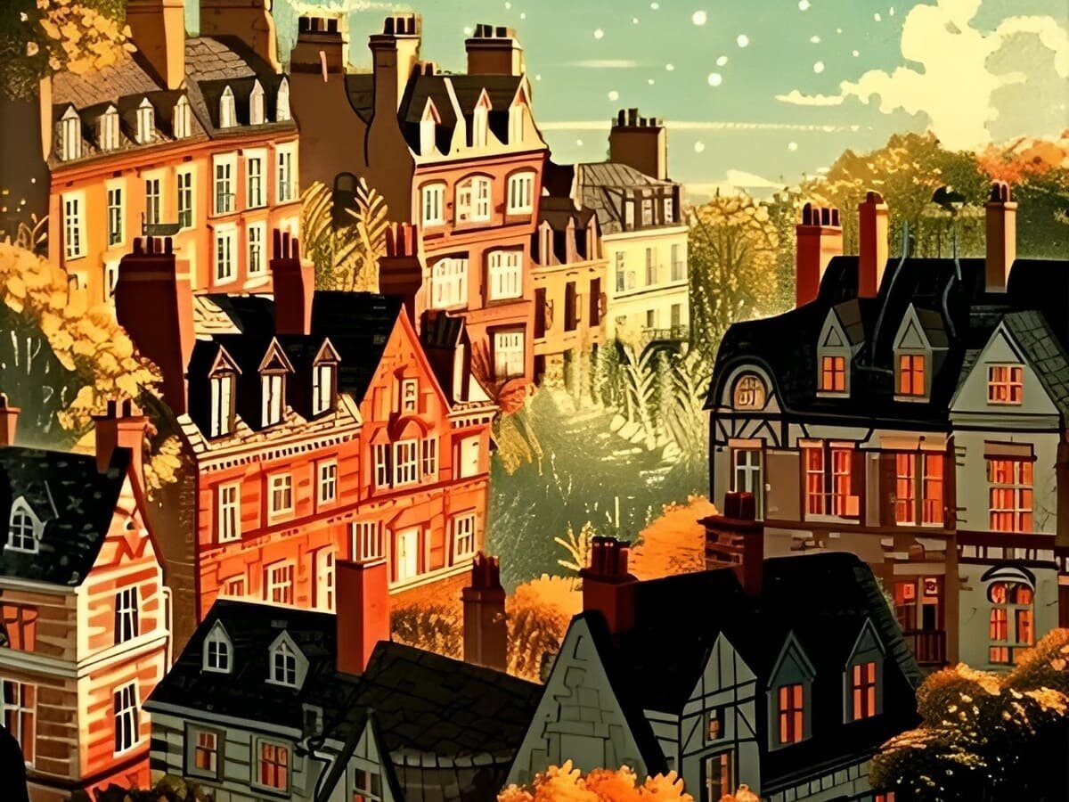 Арт из книги «Убийства и кексики» Питера Боланда