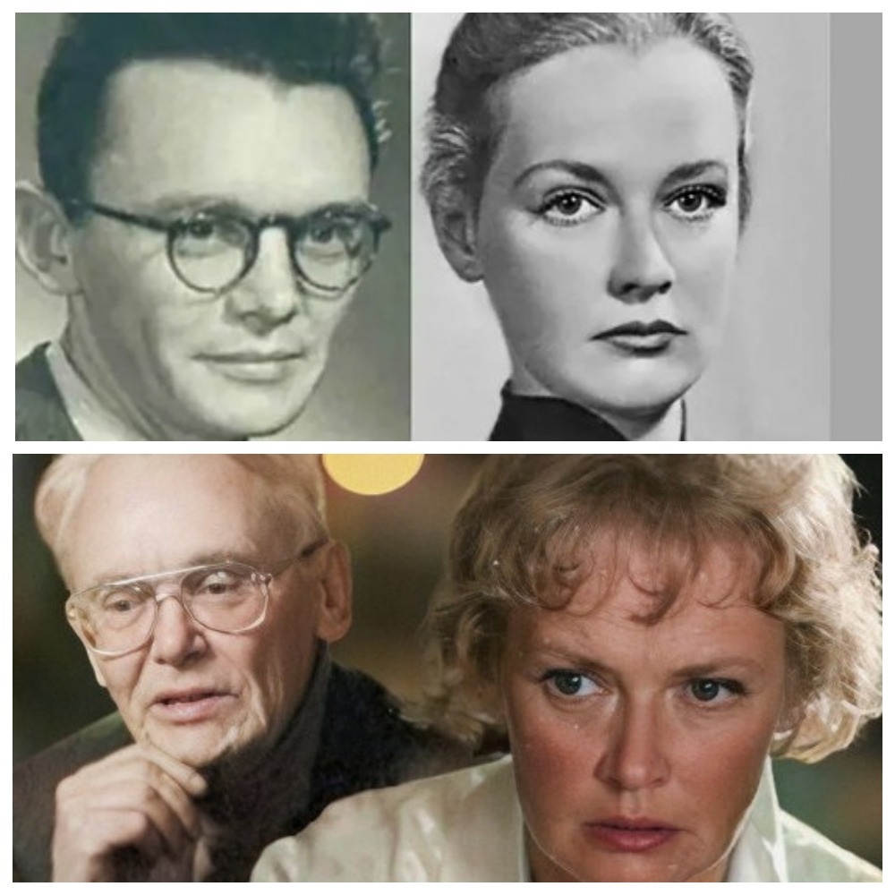 Пара в молодости и зрелые годы.