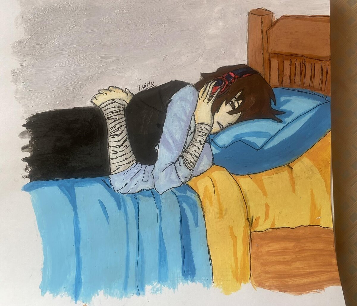 Сюжеты придумывает сама, не срисовывает