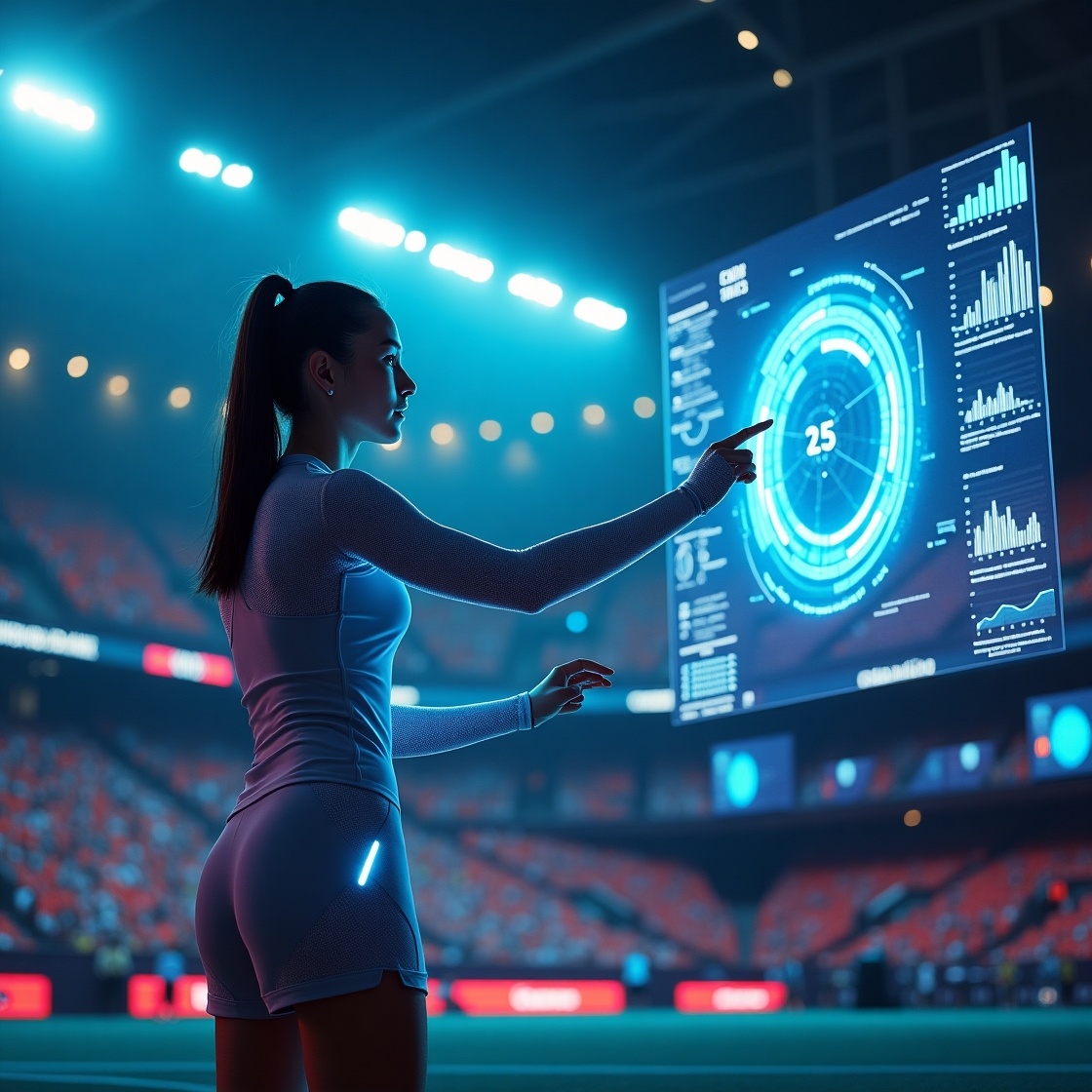 ИИ адаптирует тренировки под индивидуальные особенности.