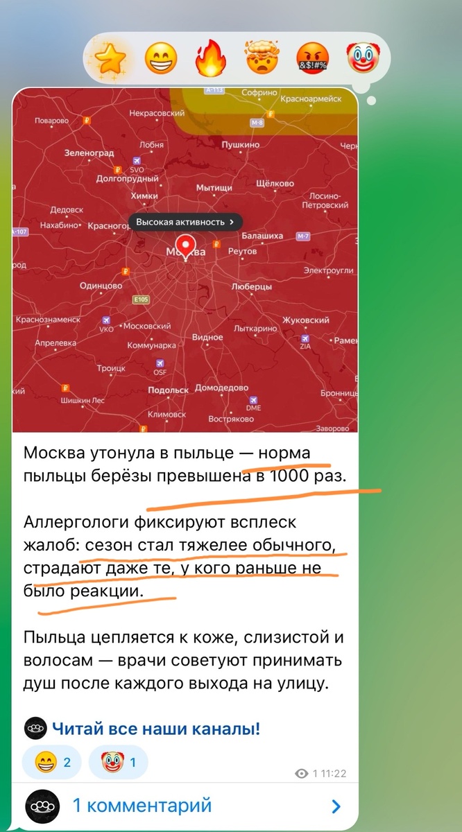 Повсюду эти новости и зеленая пыльца на стеклах и авто