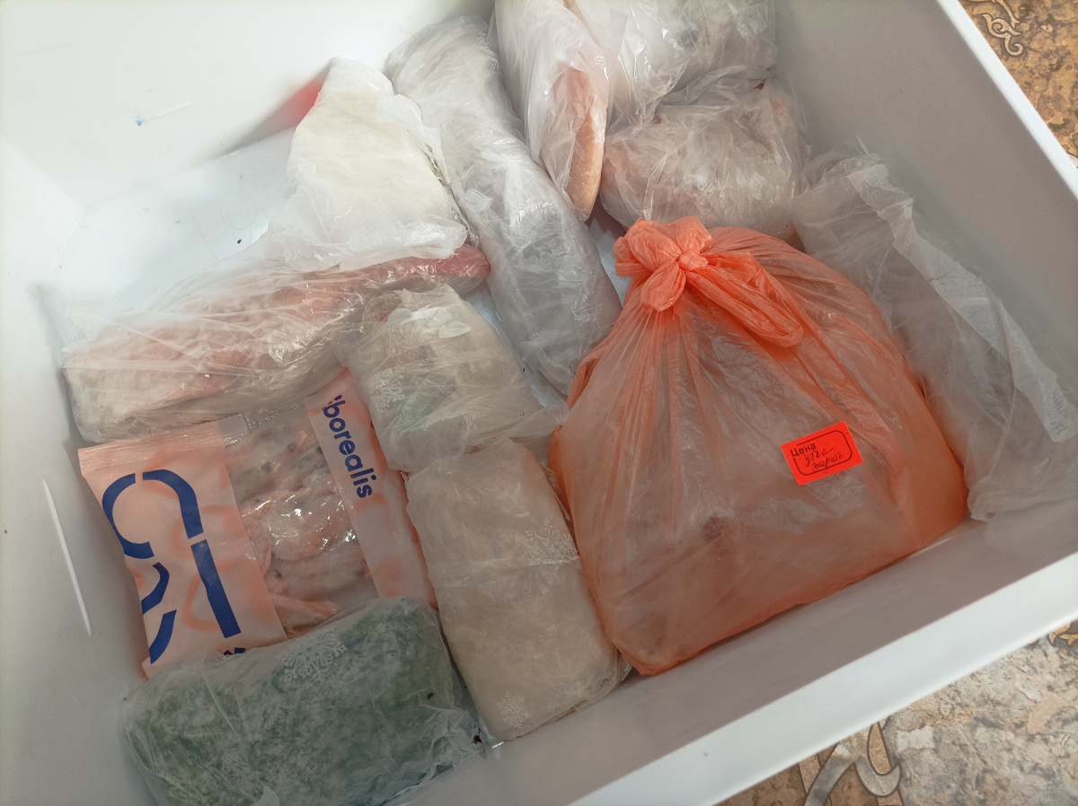 Содержимое морозилки