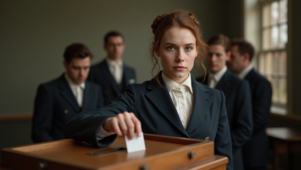 Ключевой момент получения избирательного права... Первый голос!