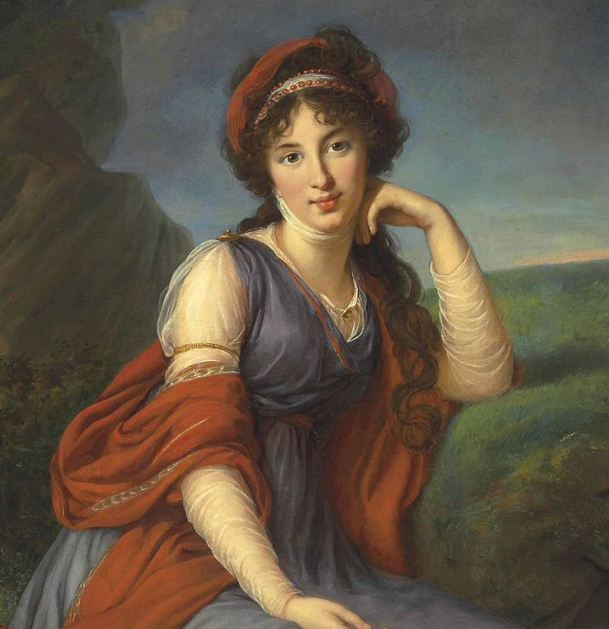 Картина: Элизабет Виже-Лебрен. «Мария Вяземская, княгиня Голицына». 1798.