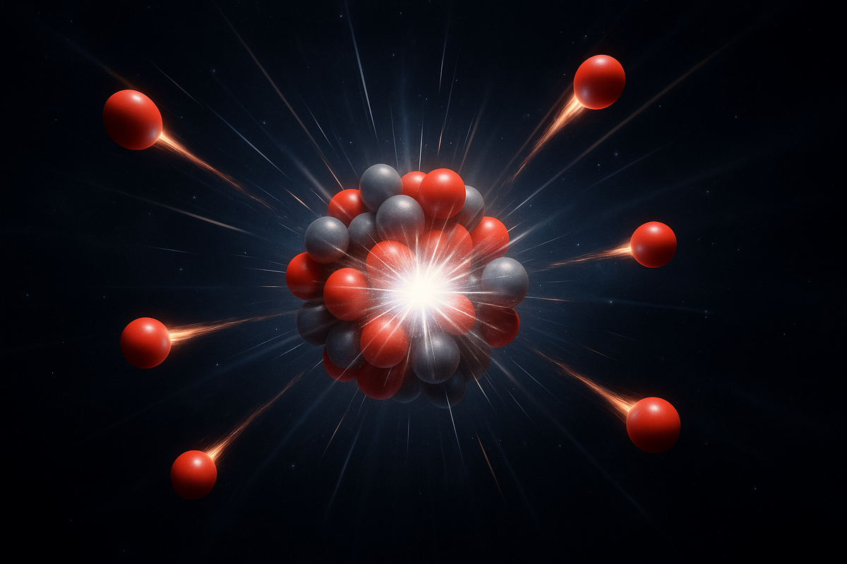 Слишком сильное электромагнитное отталкивание — и тяжёлые элементы не могут существовать